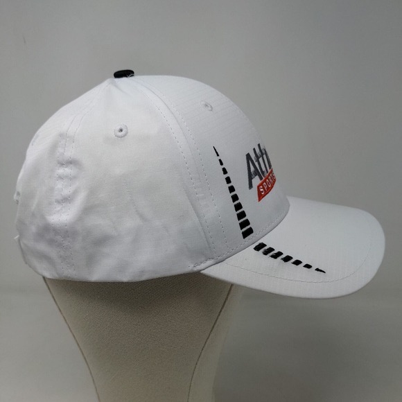 Cap America Men's Strapback Hat White Adjustable Athletics Sports Group Logo - Picture 4 of 8